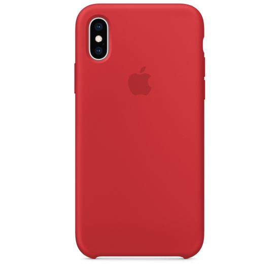 Чехол для смартфона Apple iPhone XS Silicone Case - PRODUCT RED
