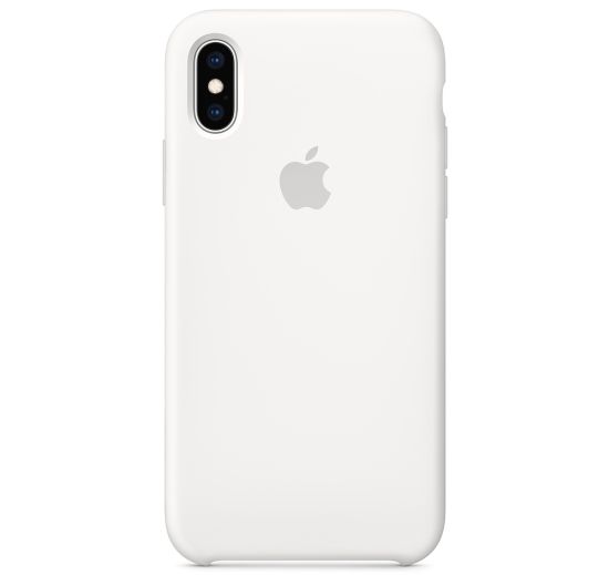 Чехол для смартфона Apple iPhone XS Silicone Case - White