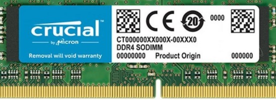 Crucial 4 GB SO-DIMM DDR4 2400 MHz (CT4G4SFS824A)