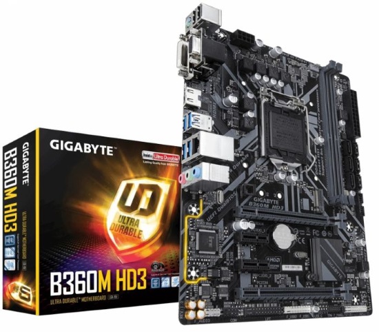 GIGABYTE B360M HD3