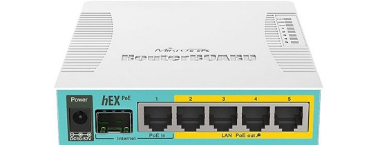 Маршрутизатор MIKROTIK RouterBOARD RB960PGS hEX PoE