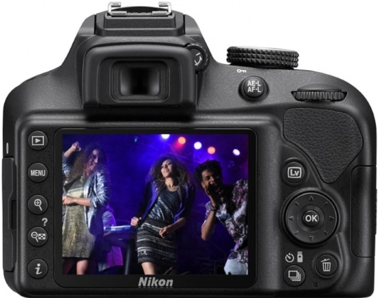 Nikon D3400 AF-P 18-55mm f/3.5-5.6G Kit Black (VBA490K002)