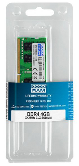 Память GoodRam SO-DIMM DDR4 2666MHz 16GB (GR2666S464L19/16G)