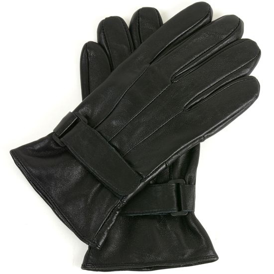 Перчатки кожанные мужские Alpine Swiss Gloves L (Black)