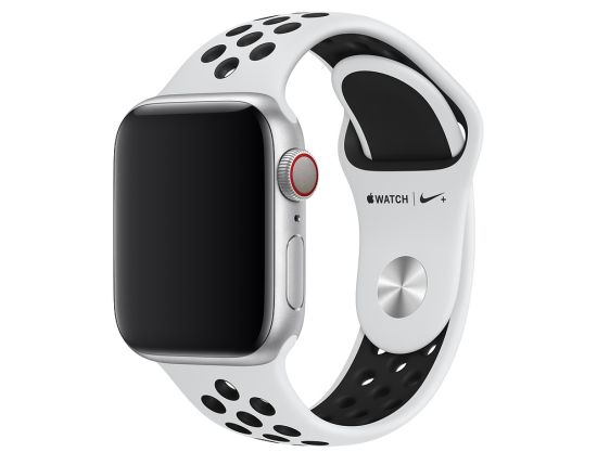 Ремешок Nike+ Apple Watch 38mm Pure Platinum/White Nike Sport Band