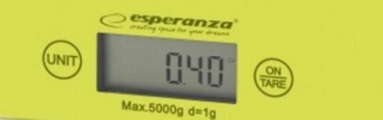Весы кухонные электронные Esperanza LEMON EKS002G