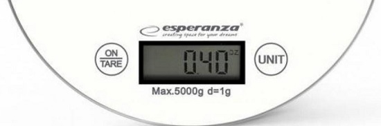 Весы кухонные электронные Esperanza MANGO EKS003W
