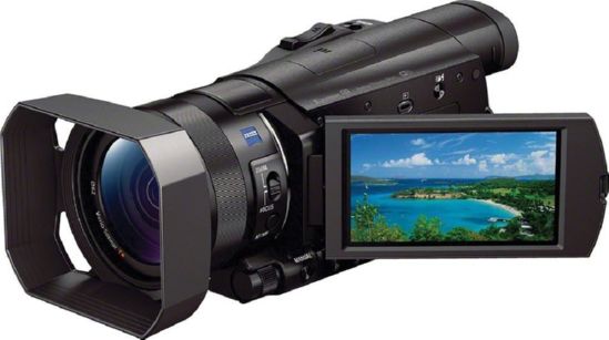 Видеокамера 4K Flash Sony Handycam FDR-AX100 Black