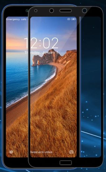 Защитное стекло для Xiaomi Redmi 7a Black